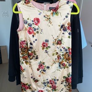 Dolce & Gabbana Silk Floral Print Dress